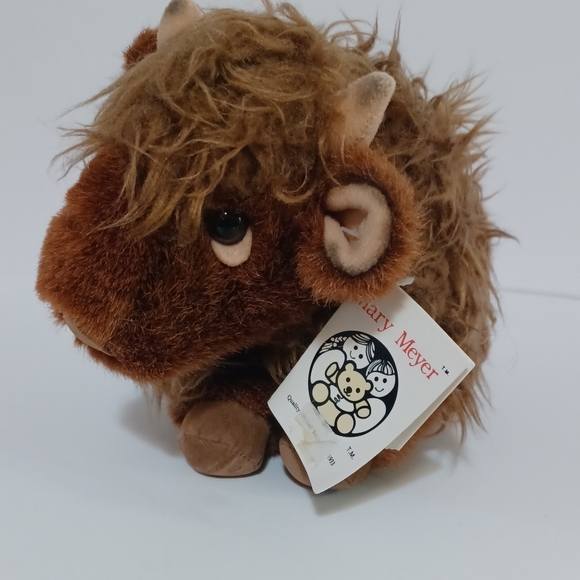 Mary Meyer Brown Bison Buffalo Toy Plush Gruffalo - Picture 3 of 10